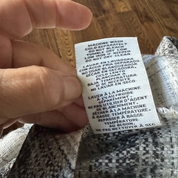 Boston Traders Black Plaid Shirt Jacket - Picture 6 of 6